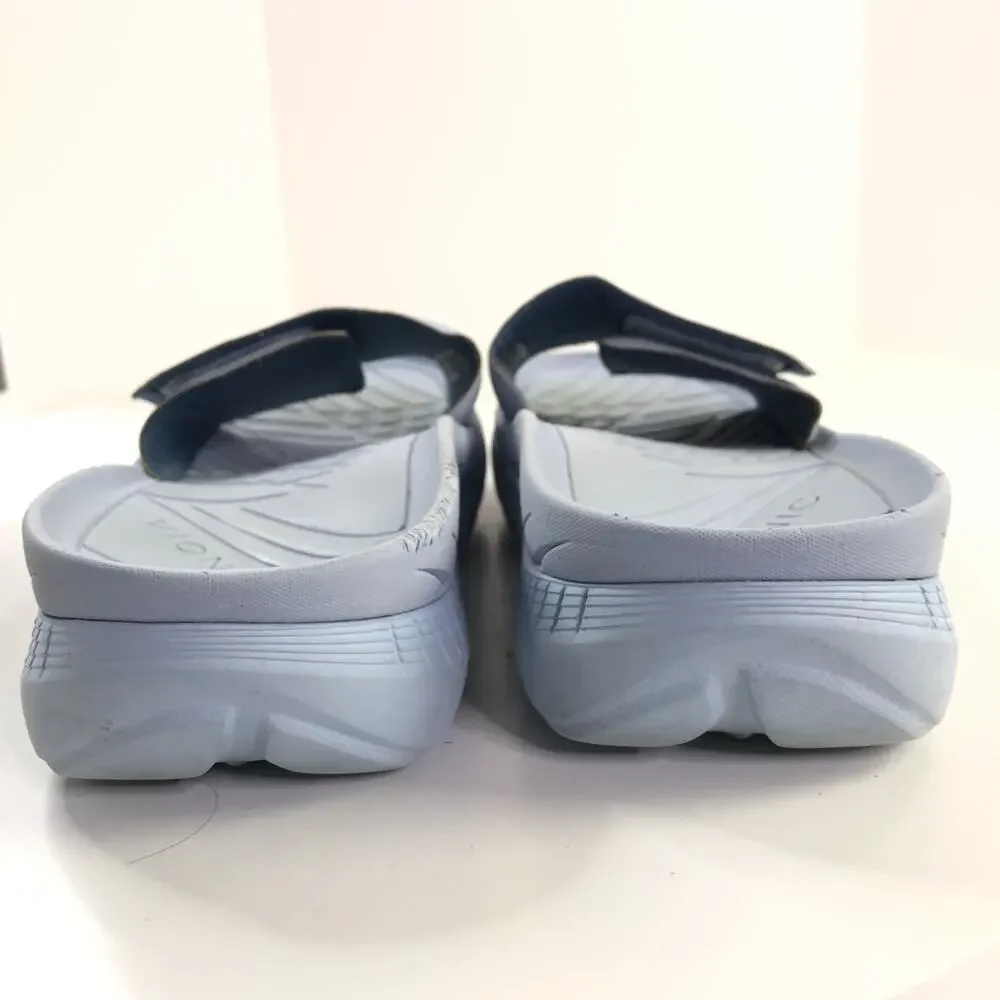 Vionic Rejuvenate Men 11.5 Recovery Slip On Orthotic Navy Comfort Slide Sandals
